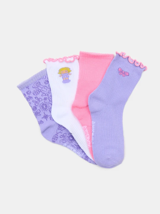 Zdjęcie produktu Sinsay - Skarpetki 4 pack Polly Pocket - wielobarwny