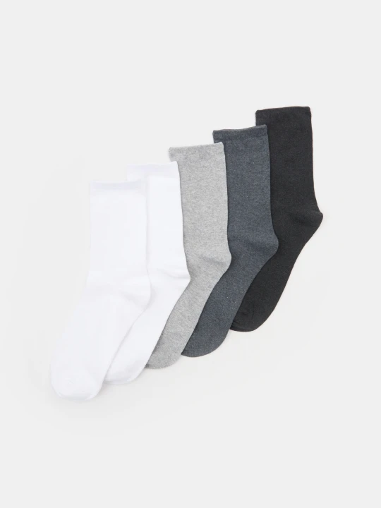 Zdjęcie produktu Sinsay - Skarpetki basic 5 pack - szary