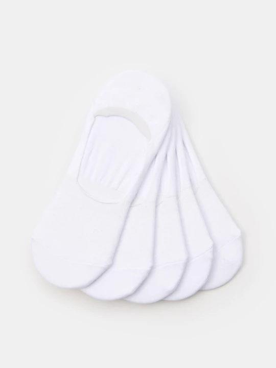 Zdjęcie produktu Sinsay - Skarpetki stopki 5 pack - biały