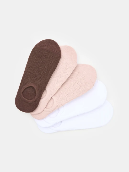 Zdjęcie produktu Sinsay - Skarpetki stopki 5 pack - wielobarwny