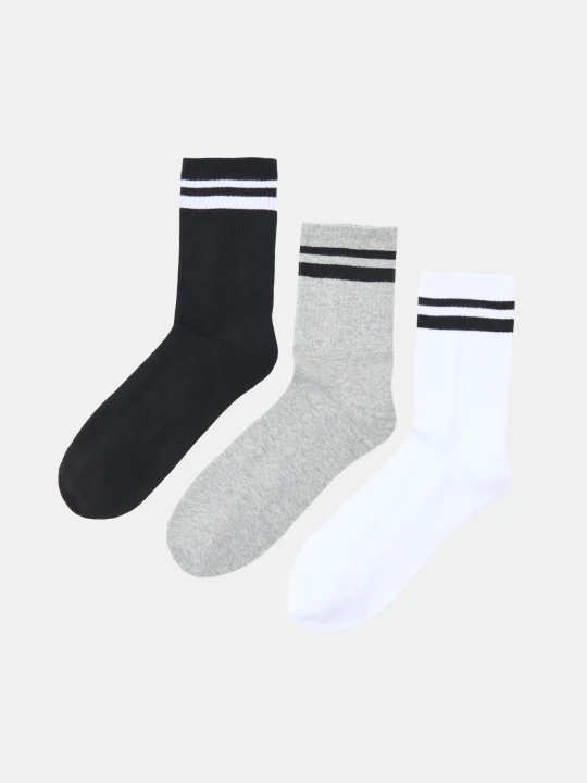 Zdjęcie produktu Sinsay - Skarpetki z bawełną 3 pack - wielobarwny