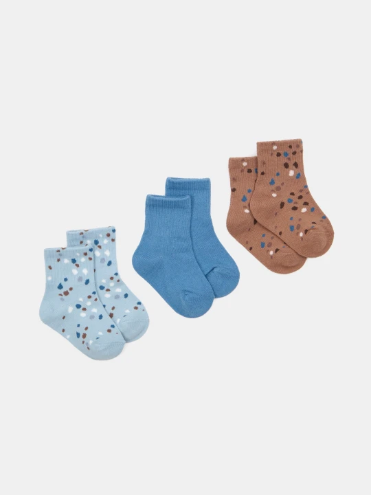 Zdjęcie produktu Sinsay - Skarpetki z bawełną 3 pack - wielobarwny