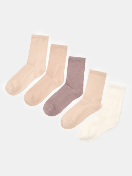 Zdjęcie produktu Sinsay - Skarpetki z bawełną 5 pack - wielobarwny