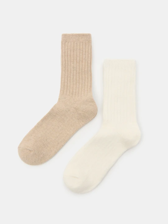Zdjęcie produktu Sinsay - Skarpetki z domieszką wełny 2 pack - wielobarwny