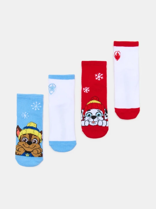 Zdjęcie produktu Sinsay - Skarpetki z nadrukiem 4 pack PAW Patrol - wielobarwny
