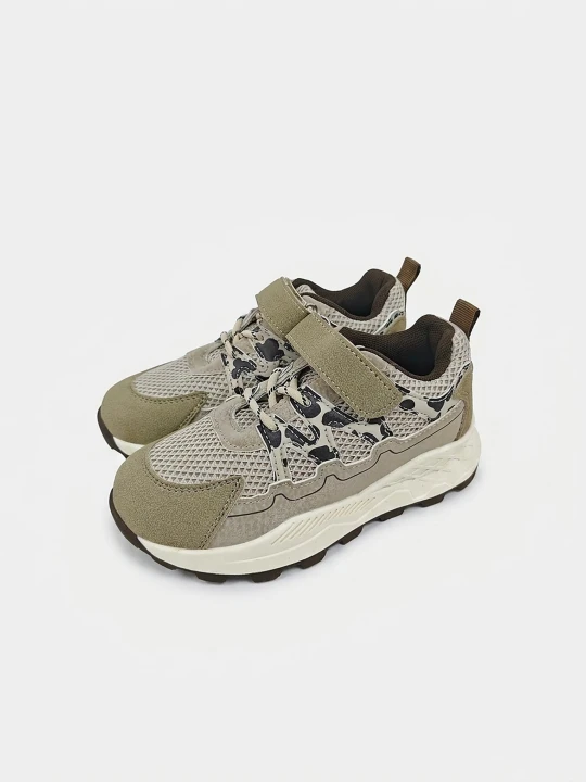 Zdjęcie produktu Sinsay - Sneakersy na rzep z motywem krowy - beżowy