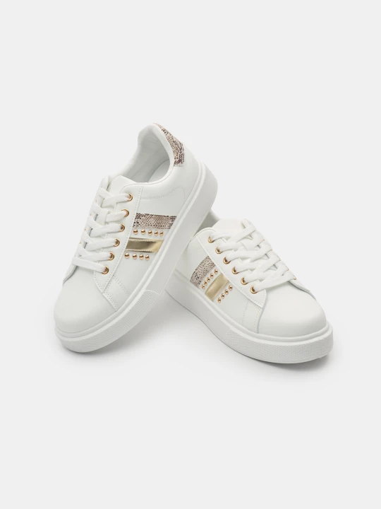 Zdjęcie produktu Sinsay - Sneakersy z dekoracyjnymi detalami - wielobarwny