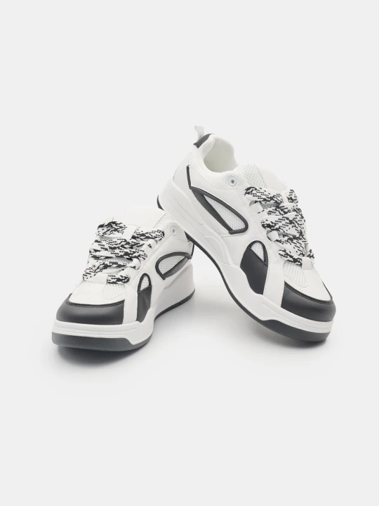 Zdjęcie produktu Sinsay - Sneakersy z dekoracyjnymi sznurówkami - wielobarwny