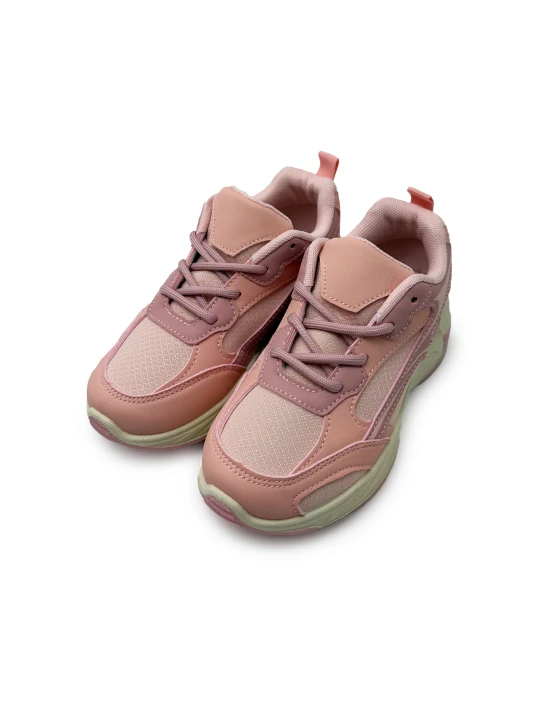 Zdjęcie produktu Sinsay - Sneakersy z imitacji skóry i siateczką - różowy
