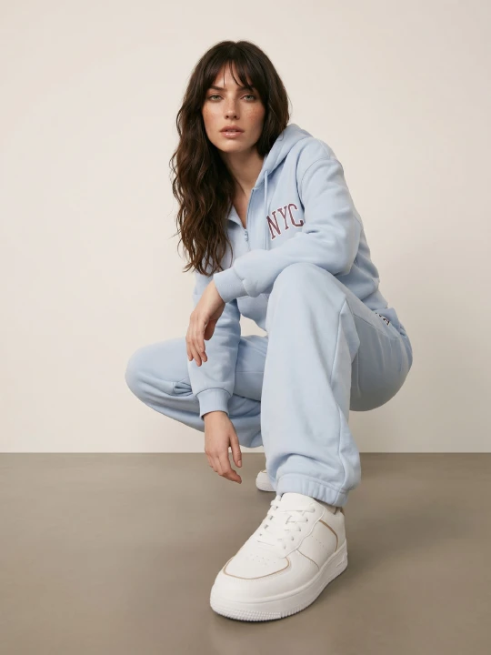 Zdjęcie produktu Sinsay - Sneakersy z imitacji skóry z kontrastowymi detalami - biały