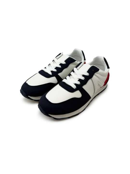 Zdjęcie produktu Sinsay - Sneakersy z imitacji skóry z kontrastowymi wstawkami - wielobarwny