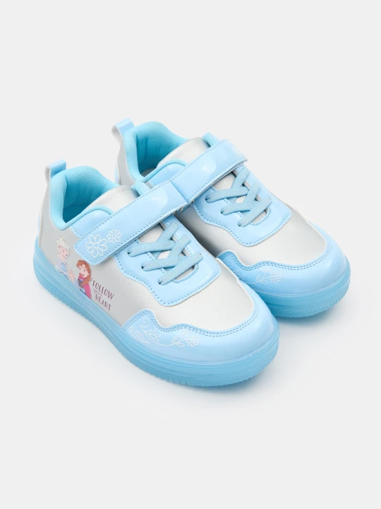 Zdjęcie produktu Sinsay - Sneakersy z podświetlaną podeszwą LED Frozen - błękitny