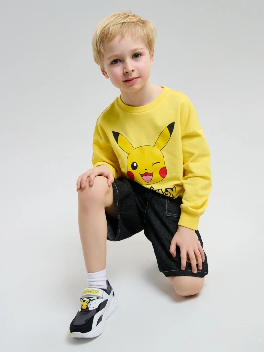Zdjęcie produktu Sinsay - Sneakersy ze świecącą podeszwą LED Pokémon - wielobarwny
