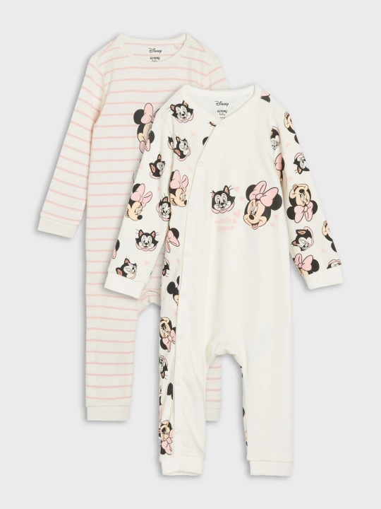 Zdjęcie produktu Sinsay - Śpiochy 2 pack Minnie Mouse - kremowy