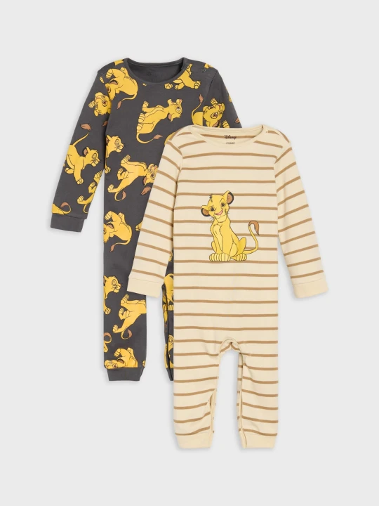 Zdjęcie produktu Sinsay - Śpiochy 2 pack The Lion King - kremowy