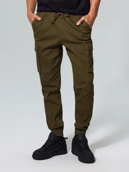 Zdjęcie produktu Sinsay - Spodnie cargo jogger - khaki