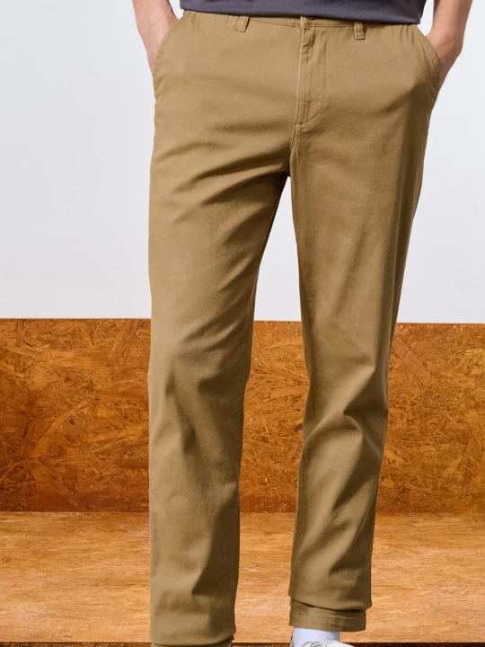 Zdjęcie produktu Sinsay - Spodnie chino slim - beżowy