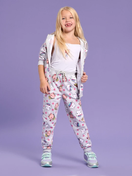 Zdjęcie produktu Sinsay - Spodnie dresowe Gabby's Dollhouse - szary