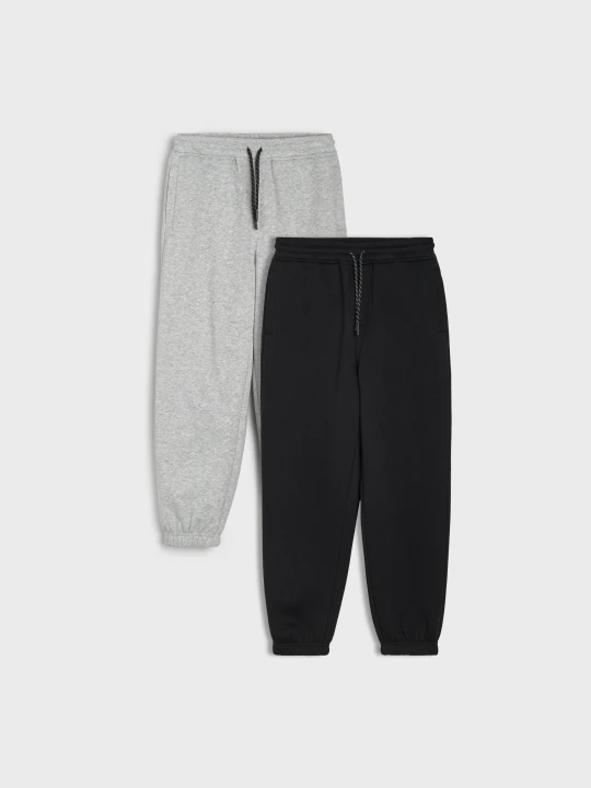 Zdjęcie produktu Sinsay - Spodnie dresowe jogger 2 pack - szary