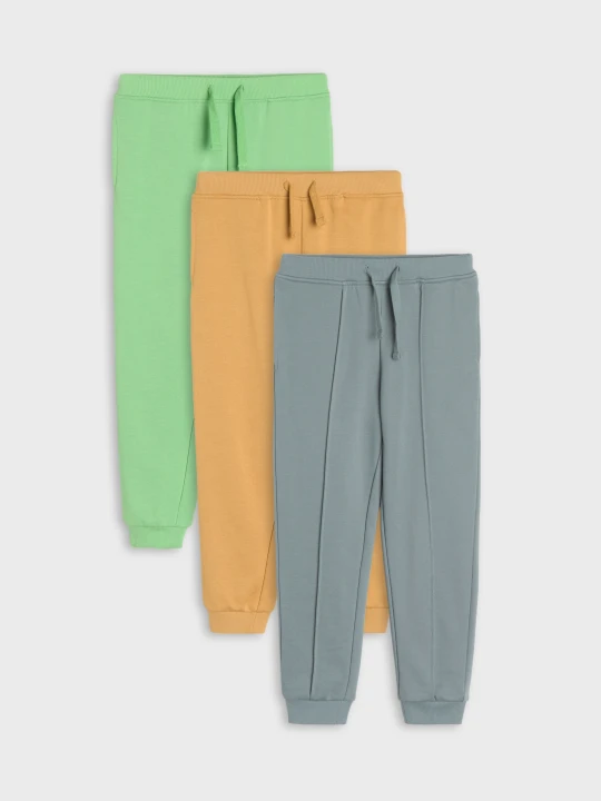 Zdjęcie produktu Sinsay - Spodnie dresowe jogger 3 pack - szary