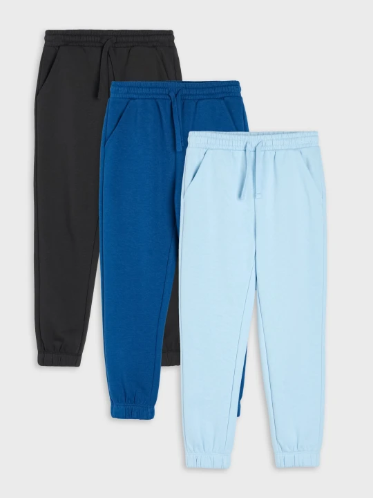 Zdjęcie produktu Sinsay - Spodnie dresowe jogger 3 pack - wielobarwny