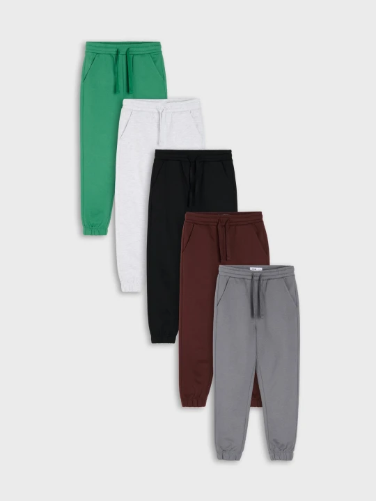 Zdjęcie produktu Sinsay - Spodnie dresowe jogger 5 pack - szary