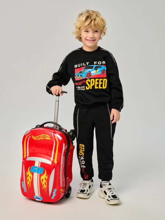 Zdjęcie produktu Sinsay - Spodnie dresowe jogger Hot Wheels - czarny