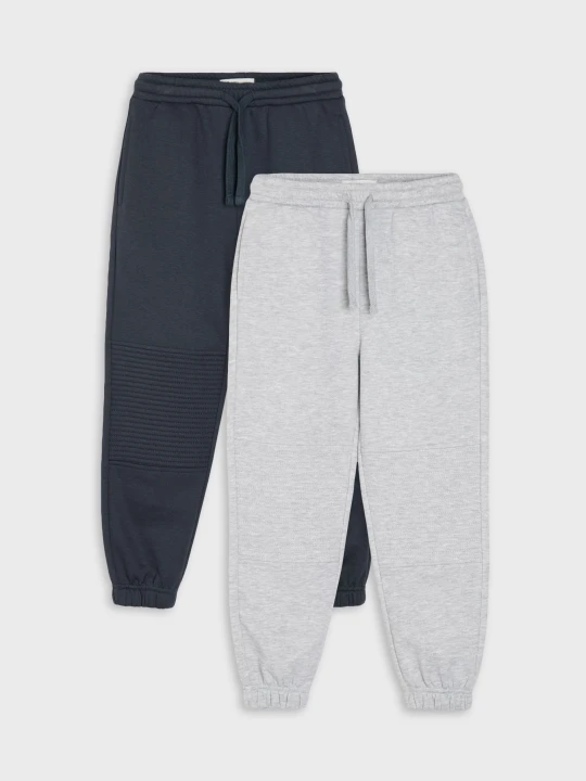 Zdjęcie produktu Sinsay - Spodnie dresowe jogger loose 2 pack - szary