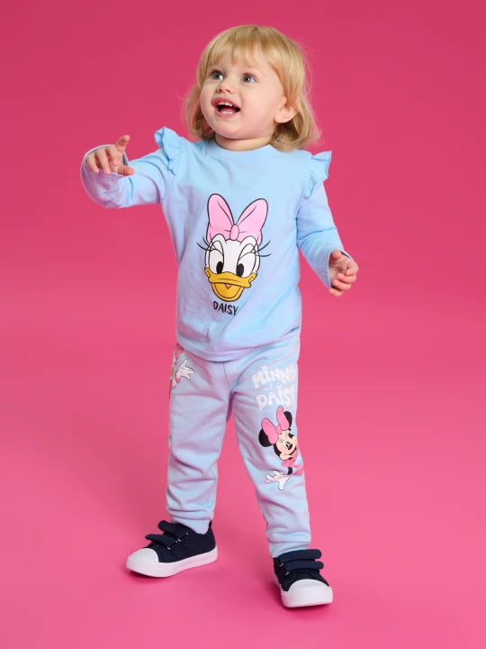 Zdjęcie produktu Sinsay - Spodnie dresowe jogger Minnie and Daisy - niebieski