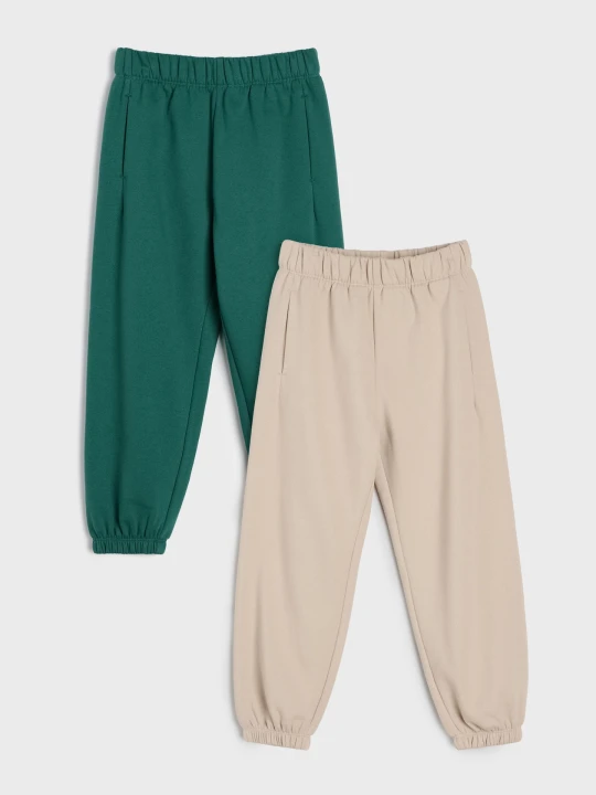 Zdjęcie produktu Sinsay - Spodnie dresowe jogger oversize 2 pack - wielobarwny