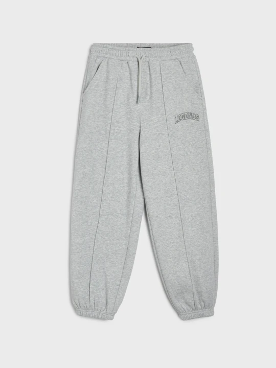 Zdjęcie produktu Sinsay - Spodnie dresowe jogger oversize - szary