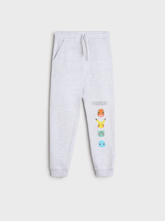 Zdjęcie produktu Sinsay - Spodnie dresowe jogger Pokémon - szary