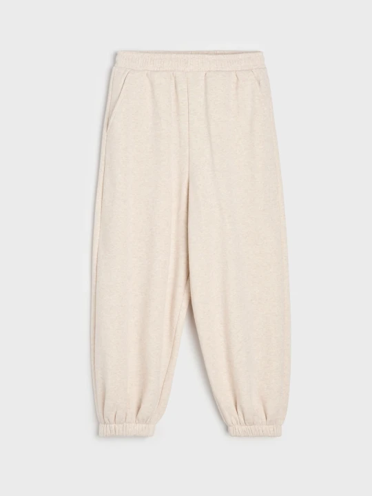 Zdjęcie produktu Sinsay - Spodnie dresowe loose jogger - beżowy