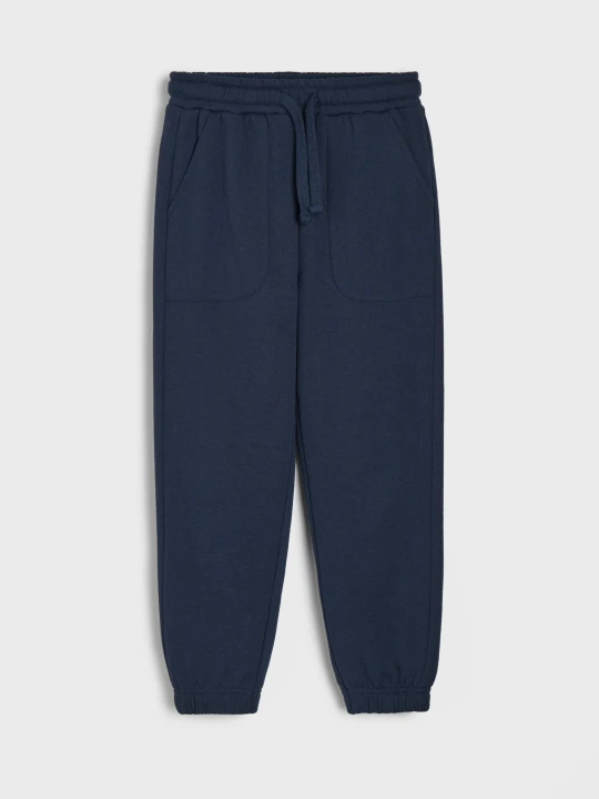 Zdjęcie produktu Sinsay - Spodnie dresowe loose jogger - granatowy