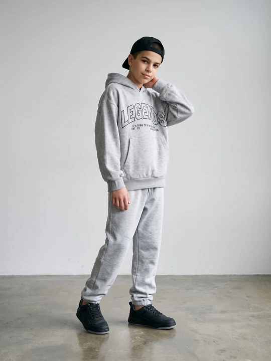 Zdjęcie produktu Sinsay - Spodnie dresowe loose jogger - szary