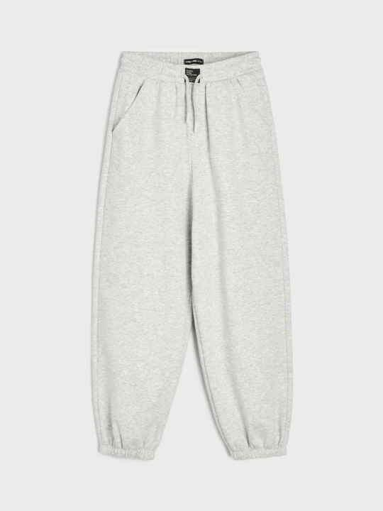 Zdjęcie produktu Sinsay - Spodnie dresowe oversize jogger - szary
