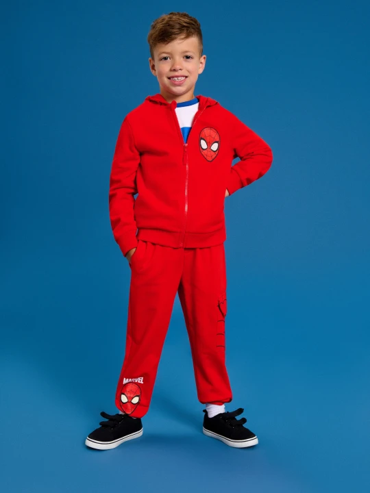 Zdjęcie produktu Sinsay - Spodnie dresowe Spider-Man - czerwony