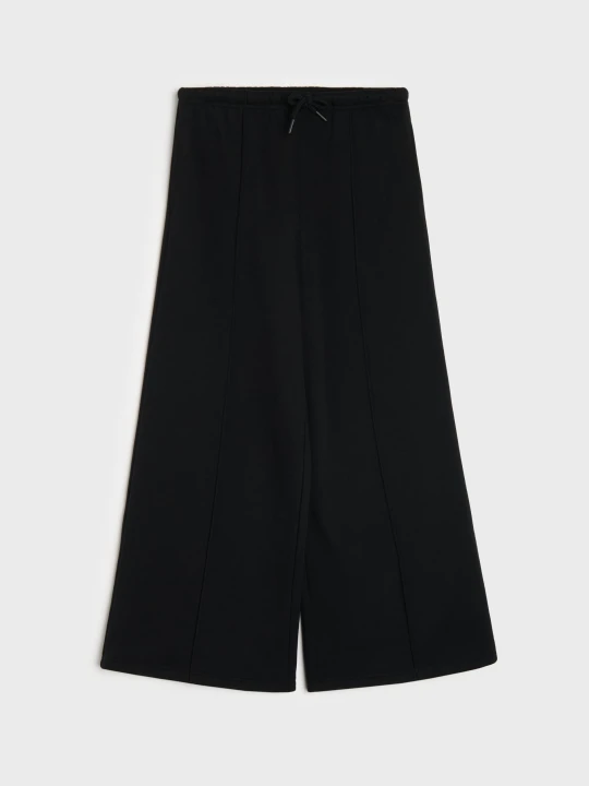 Zdjęcie produktu Sinsay - Spodnie dresowe wide leg - czarny