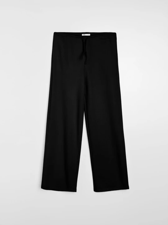 Zdjęcie produktu Sinsay - Spodnie dresowe wide leg - czarny
