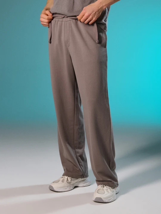 Zdjęcie produktu Sinsay - Spodnie dresowe wide leg - szary