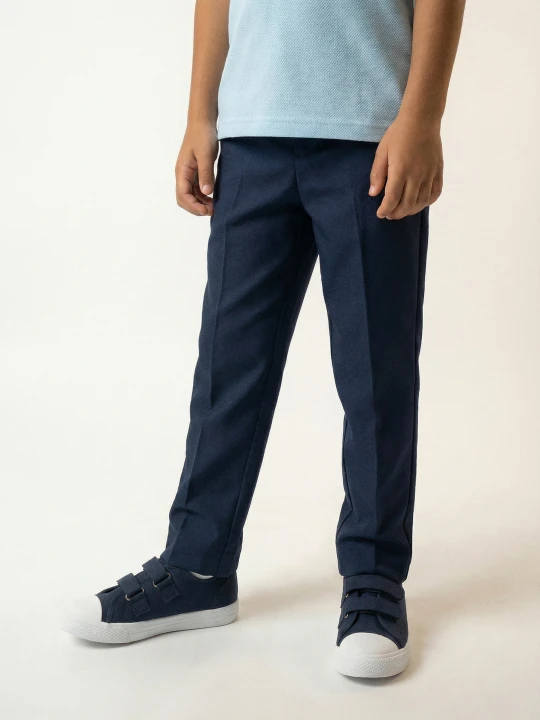 Zdjęcie produktu Sinsay - Spodnie garniturowe w stylu chino - granatowy