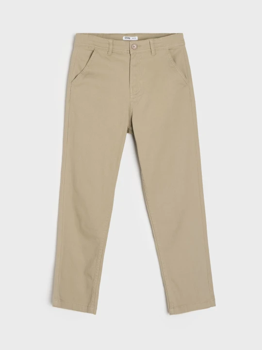 Zdjęcie produktu Sinsay - Spodnie jeansowe chino - beżowy
