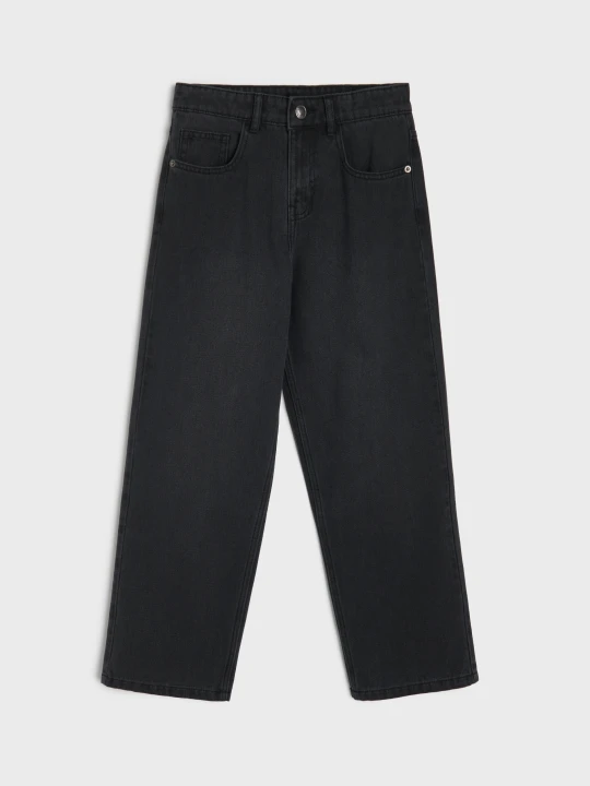 Zdjęcie produktu Sinsay - Spodnie jeansowe loose fit - czarny