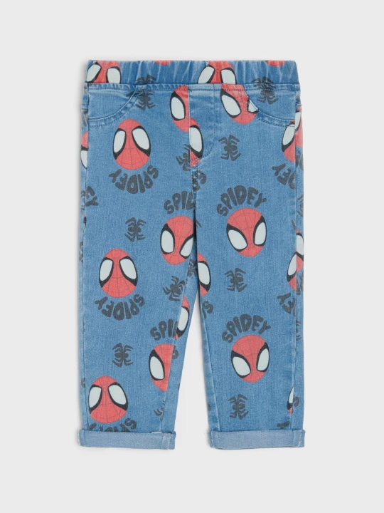 Zdjęcie produktu Sinsay - Spodnie jeansowe Spidey & His Amazing Friends - granatowy