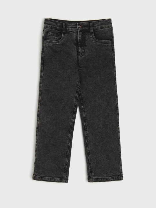 Zdjęcie produktu Sinsay - Spodnie jeansowe straight comfort - czarny