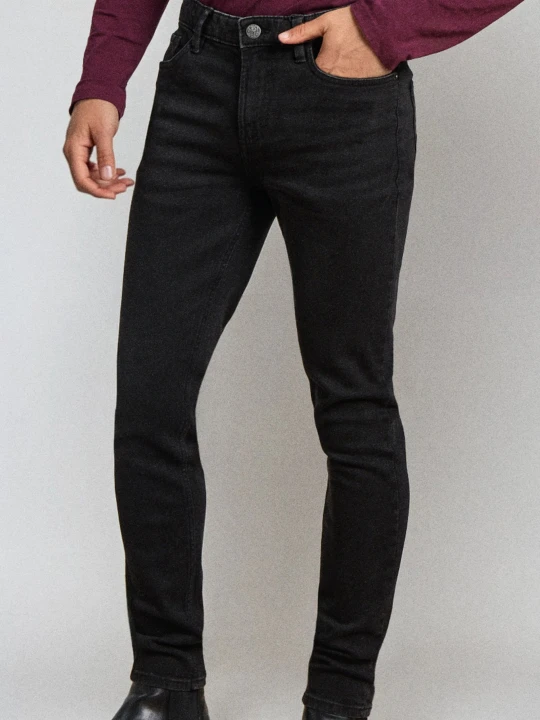 Zdjęcie produktu Sinsay - Spodnie jeansowe super skinny - czarny