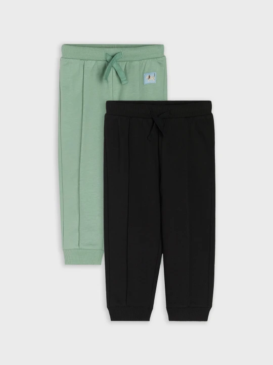 Zdjęcie produktu Sinsay - Spodnie jogger 2 pack - zielony