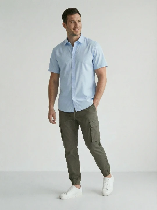 Zdjęcie produktu Sinsay - Spodnie jogger cargo - khaki