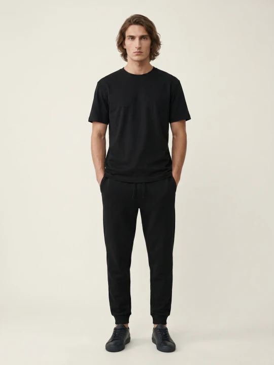 Zdjęcie produktu Sinsay - Spodnie jogger slim fit - czarny
