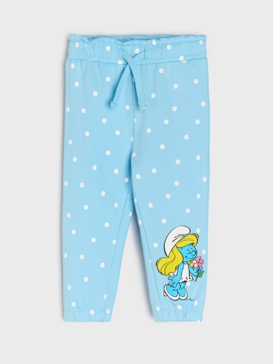 Zdjęcie produktu Sinsay - Spodnie jogger The Smurfs - niebieski